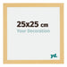 Mura MDF Cadre Photo 25x25cm Hêtre Décor De Face Mesure | Yourdecoration.fr