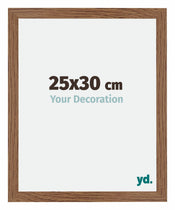 Mura MDF Cadre Photo 25x30cm Chêne Rustique De Face Mesure | Yourdecoration.fr