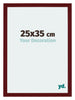 Mura MDF Cadre Photo 25x35cm Bordeaux Balayé De Face Mesure | Yourdecoration.fr