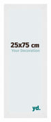 Mura MDF Cadre Photo 25x75cm Blanc Brillant De Face Mesure | Yourdecoration.fr