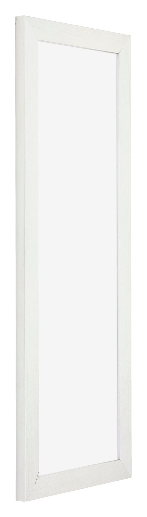 Mura MDF Cadre Photo 25x75cm Blanc Patiné De Face Oblique | Yourdecoration.fr