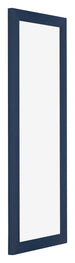 Mura MDF Cadre Photo 25x75cm Bleu Foncé Patiné De Face Oblique | Yourdecoration.fr