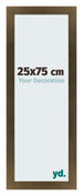 Mura MDF Cadre Photo 25x75cm Bronze Décor De Face Mesure | Yourdecoration.fr