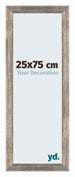 Mura MDF Cadre Photo 25x75cm Métal Vintage De Face Mesure | Yourdecoration.fr