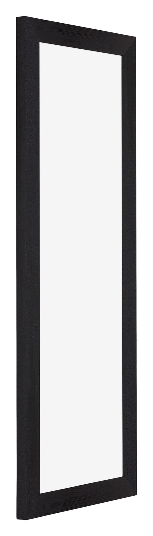 Mura MDF Cadre Photo 25x75cm Noir Grain De Bois De Face Oblique | Yourdecoration.fr