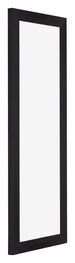 Mura MDF Cadre Photo 25x75cm Noir Grain De Bois De Face Oblique | Yourdecoration.fr
