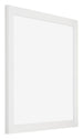 Mura MDF Cadre Photo 30x30cm Blanc Brillant De Face Oblique | Yourdecoration.fr