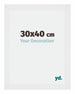 Mura MDF Cadre Photo 30x40cm Blanc Brillant De Face Mesure | Yourdecoration.fr