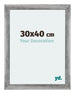 Mura MDF Cadre Photo 30x40cm Gris Balayé De Face Mesure | Yourdecoration.fr