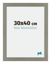 Mura MDF Cadre Photo 30x40cm Gris De Face Mesure | Yourdecoration.fr