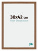 Mura MDF Cadre Photo 30x42cm Chêne Rustique De Face Mesure | Yourdecoration.fr