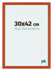 Mura MDF Cadre Photo 30x42cm Orange De Face Mesure | Yourdecoration.fr