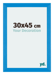 Mura MDF Cadre Photo 30x45cm Bleu Brillant De Face Mesure | Yourdecoration.fr
