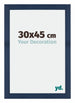 Mura MDF Cadre Photo 30x45cm Bleu Foncé Patine De Face Mesure | Yourdecoration.fr