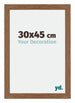 Mura MDF Cadre Photo 30x45cm Chêne Rustique De Face Mesure | Yourdecoration.fr