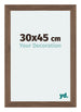 Mura MDF Cadre Photo 30x45cm Noyer Sombre De Face Mesure | Yourdecoration.fr