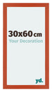 Mura MDF Cadre Photo 30x60cm Orange De Face Mesure | Yourdecoration.fr