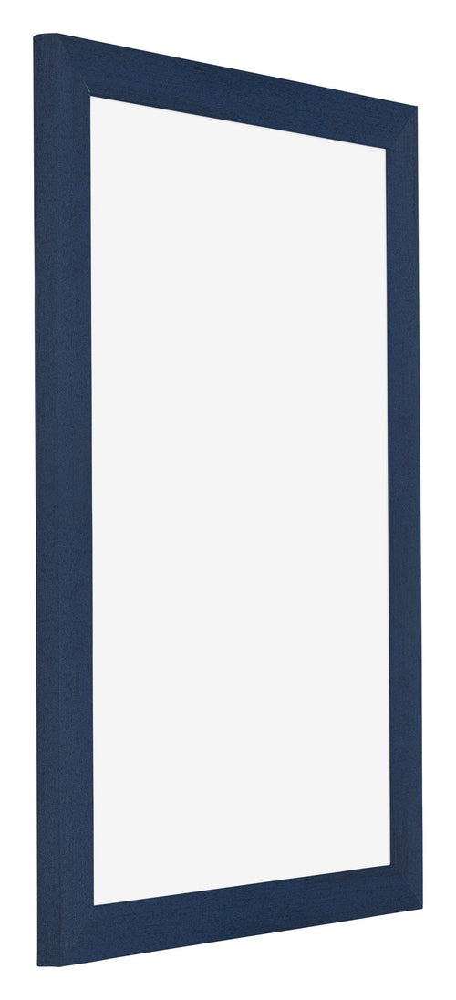 Mura MDF Cadre Photo 32x45cm Bleu Foncé Patiné De Face Oblique | Yourdecoration.fr