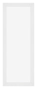 Mura MDF Cadre Photo 33x98cm Blanc Brillant De Face | Yourdecoration.fr
