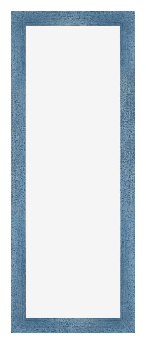 Mura MDF Cadre Photo 33x98cm Bleu Brillant Patiné De Face | Yourdecoration.fr