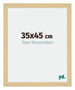 Mura MDF Cadre Photo 35x45cm Décor Érable De Face Mesure | Yourdecoration.fr