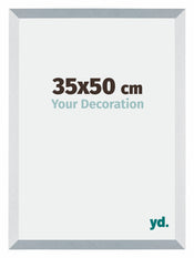 Mura MDF Cadre Photo 35x50cm Aluminium Brossé De Face Mesure | Yourdecoration.fr