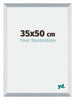 Mura MDF Cadre Photo 35x50cm Aluminium Brossé De Face Mesure | Yourdecoration.fr