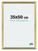 Mura MDF Cadre Photo 35x50cm Or Brillant De Face Mesure | Yourdecoration.fr