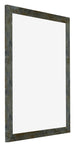 Mura MDF Cadre Photo 36x49cm Bleu Or Mélangé De Face Oblique | Yourdecoration.fr