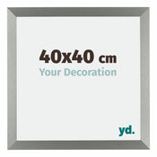Mura MDF Cadre Photo 40x40cm Champagne De Face Mesure | Yourdecoration.fr