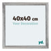 Mura MDF Cadre Photo 40x40cm Gris Balayé De Face Mesure | Yourdecoration.fr