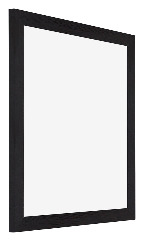 Mura MDF Cadre Photo 40x40cm Noir Grain De Bois De Face Oblique | Yourdecoration.fr