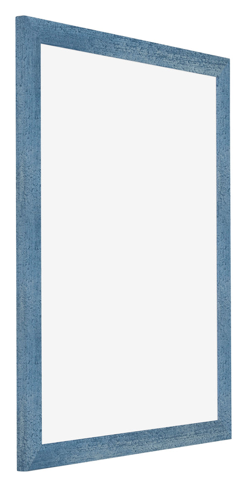 Mura MDF Cadre Photo 40x45cm Bleu Brillant Geveegd De Face Oblique | Yourdecoration.fr