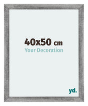Mura MDF Cadre Photo 40x50cm Gris Balayé De Face Mesure | Yourdecoration.fr