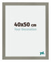 Mura MDF Cadre Photo 40x50cm Gris De Face Mesure | Yourdecoration.fr