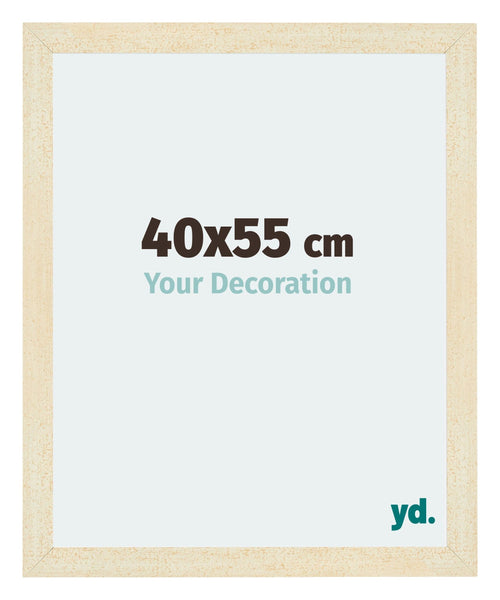 Mura MDF Cadre Photo 40x55cm Sable Balayé De Face Mesure | Yourdecoration.fr