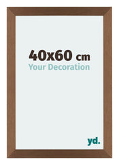 Mura MDF Cadre Photo 40x60cm Cuivre Decor De Face Mesure | Yourdecoration.fr