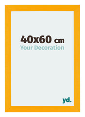 Mura MDF Cadre Photo 40x60cm Jaune De Face Mesure | Yourdecoration.fr