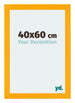 Mura MDF Cadre Photo 40x60cm Jaune De Face Mesure | Yourdecoration.fr