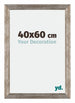 Mura MDF Cadre Photo 40x60cm Métal Vintage De Face Mesure | Yourdecoration.fr