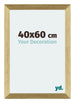 Mura MDF Cadre Photo 40x60cm Or Brillant De Face Mesure | Yourdecoration.fr