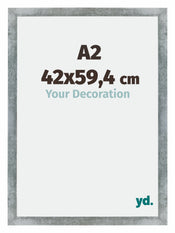 Mura MDF Cadre Photo 42x59 4cm A2 Fer Patine De Face Mesure | Yourdecoration.fr