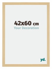Mura MDF Cadre Photo 42x60cm Décor Érable De Face Mesure | Yourdecoration.fr