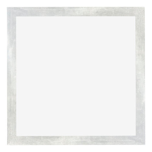 Mura MDF Cadre Photo 45x45cm Argent Brillant Vintage De Face | Yourdecoration.fr