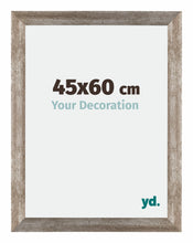 Mura MDF Cadre Photo 45x60cm Métal Vintage De Face Mesure | Yourdecoration.fr
