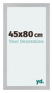 Mura MDF Cadre Photo 45x80cm Argent Mat De Face Mesure | Yourdecoration.fr