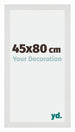 Mura MDF Cadre Photo 45x80cm Blanc Mat De Face Mesure | Yourdecoration.fr