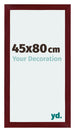 Mura MDF Cadre Photo 45x80cm Bordeaux Balayé De Face Mesure | Yourdecoration.fr