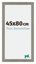 Mura MDF Cadre Photo 45x80cm Gris De Face Mesure | Yourdecoration.fr