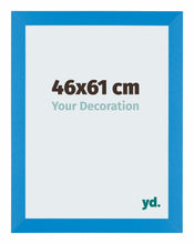 Mura MDF Cadre Photo 46x61cm Bleu Brillant De Face Mesure | Yourdecoration.fr
